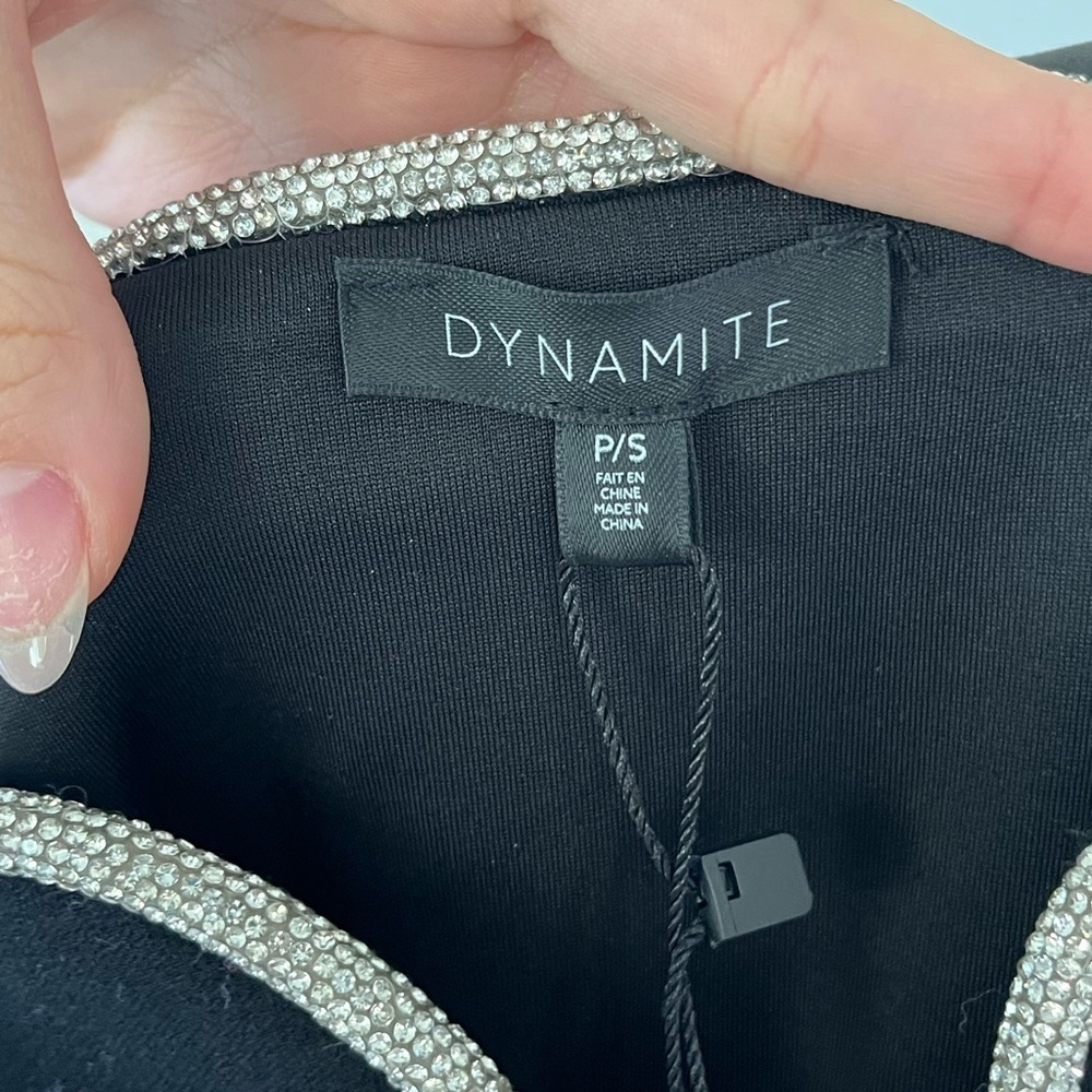 Dynamite- Rhinestone Bustier Top - Picture 5 of 8